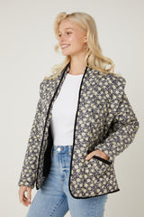Black Quilted Vest