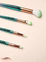 mermaid brushes, fish tail makeup brushes, fun makeup brush set, french accessories, affordable jewellery, french labe