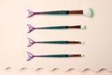 mermaid brushes, fish tail makeup brushes, fun makeup brush set, french accessories, affordable jewellery, french labe