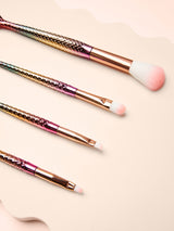 mermaid brushes, fish tail makeup brushes, fun makeup brush set, french accessories, affordable jewellery, french label
