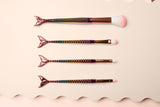 mermaid brushes, fish tail makeup brushes, fun makeup brush set, french accessories, affordable jewellery, french label
