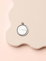 Rope Charm Necklace - Silver