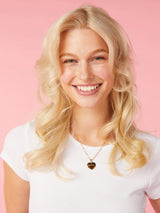 Heart Charm Necklace - Gold