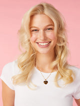 Heart Charm Necklace - Silver