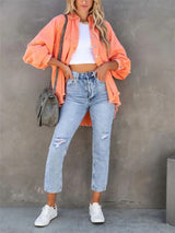 The Trixie Jacket - Orange