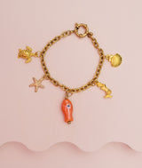 charm bracelet, fish charm, mermaid charms, star fish charm, turtle charm, affordable french bracelet, online charms bracelets