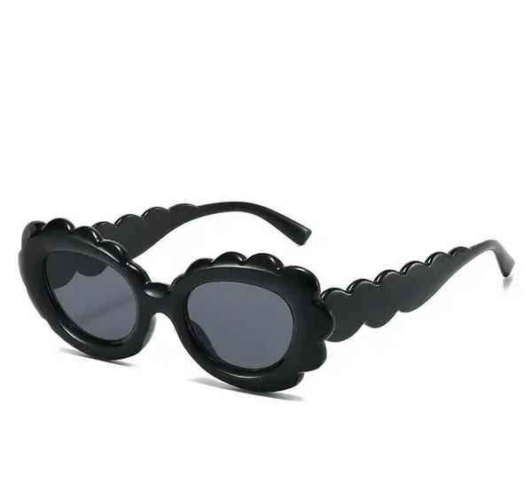 The Wavy Sunglasses - Black