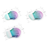 seashell makeup brush, eyes on floyd, french fashion accessories, french label, affordable costume jewellery