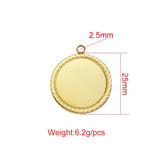 Rope Charm Necklace - Gold