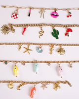 charm bracelet, fish charm, mermaid charms, star fish charm, turtle charm, affordable french bracelet, online charms bracelets