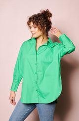 online french shirt, womenswear top, Parisian style, french label, french fashion style, Parisian label, cotton shirts