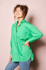 online french shirt, womenswear top, Parisian style, french label, french fashion style, Parisian label, cotton shirts