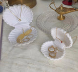Seashell Jewellery Box - White