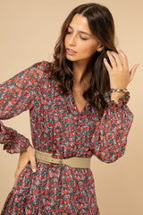 Floral dresses Australia , Floral dress maxi, Boho dresses, Maxi dress with long sleeves
