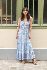 boho dresses, online french fashion label, sleeveless dress, parisian womens dresses