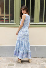 boho dresses, online french fashion label, sleeveless dress, parisian womens dresses