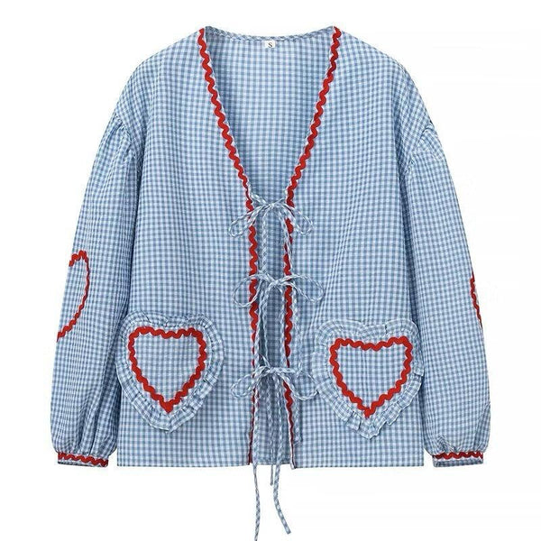 *PRE ORDER* Sweetheart Blouse - Blue