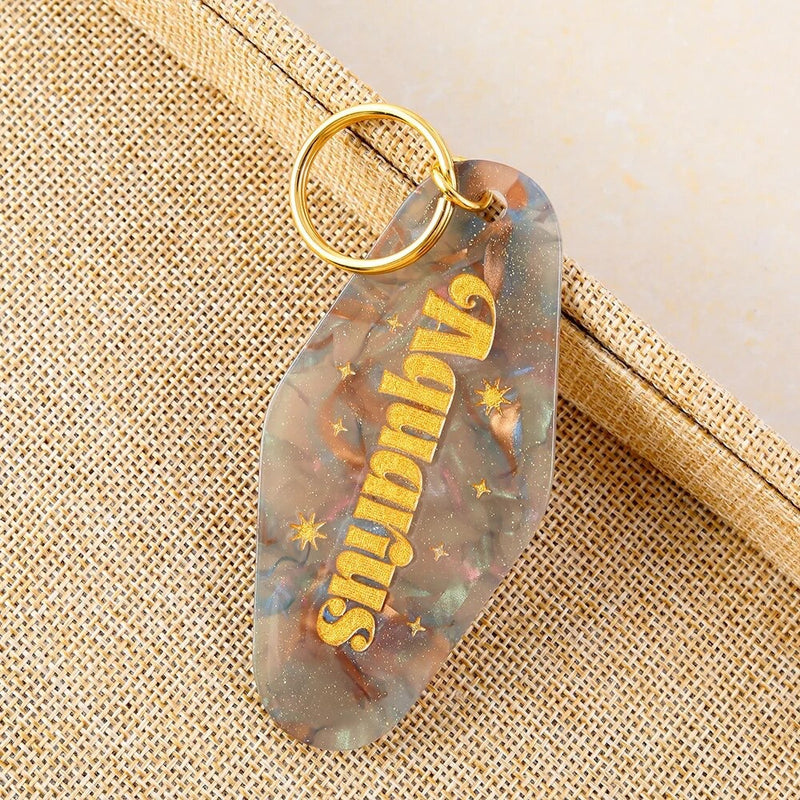 Aquarius - Zodiac Hotel Constellation Keyring