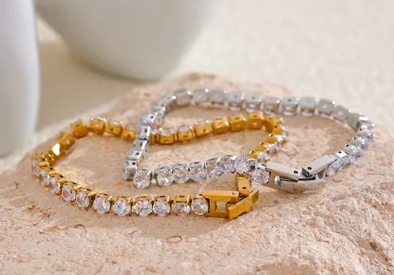 Gold Tennis Bracelet