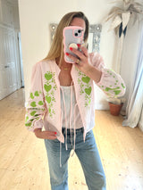 Heart Embroidered Blouse