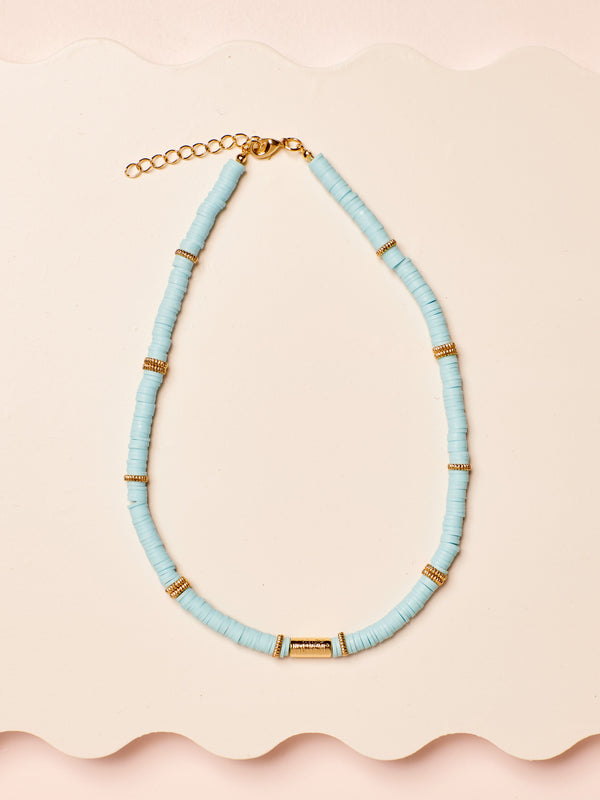 Turquoise And Gold Necklace