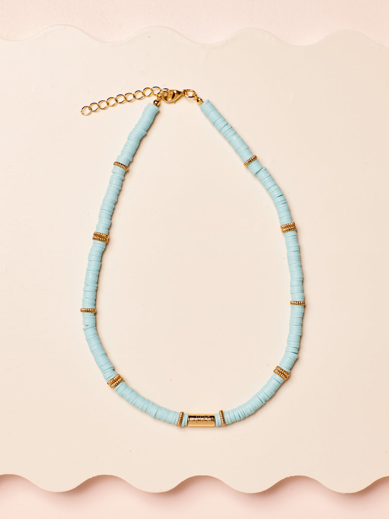 Turquoise And Gold Necklace