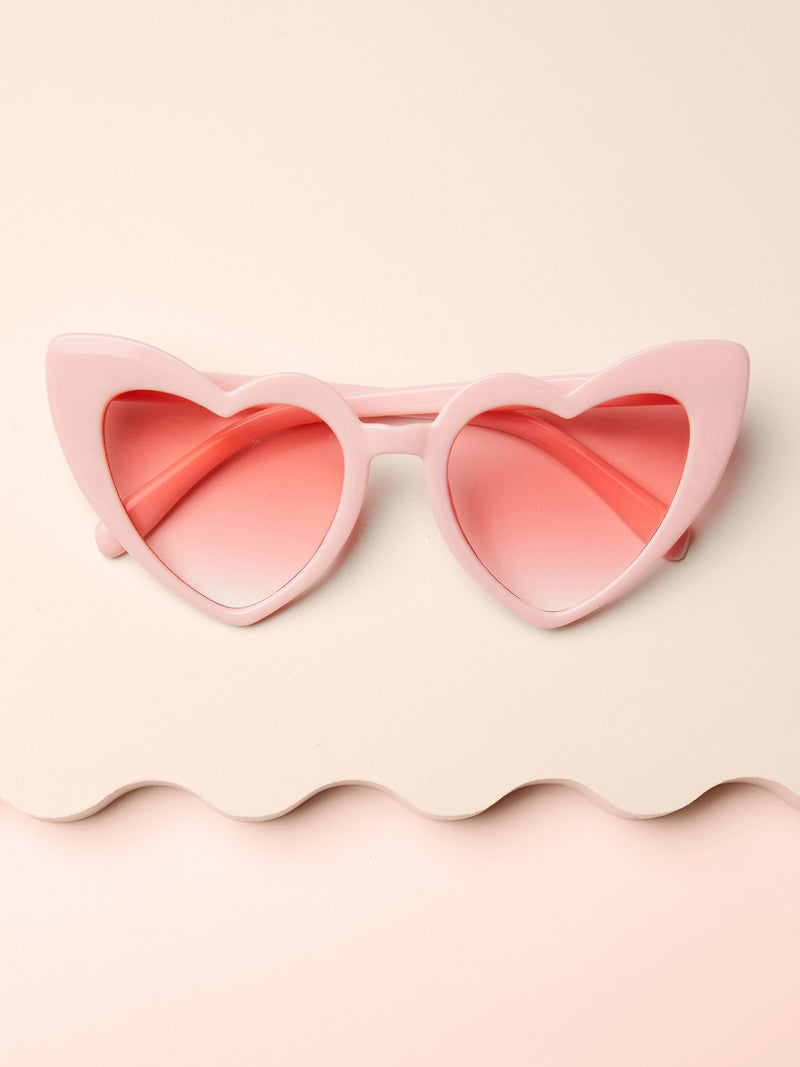 Pink heart sunglasses, affordable sunglasses, heart sunnies, french fashion accessories, french label, costume jewellery