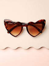 browne heart sunglasses, affordable sunglasses, heart sunnies,  french fashion accessories, french label, costume jewellery