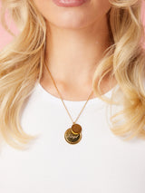 Rope Charm Necklace - Gold