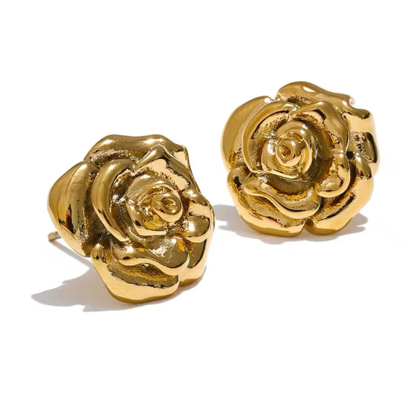 Rose Stud Earrings