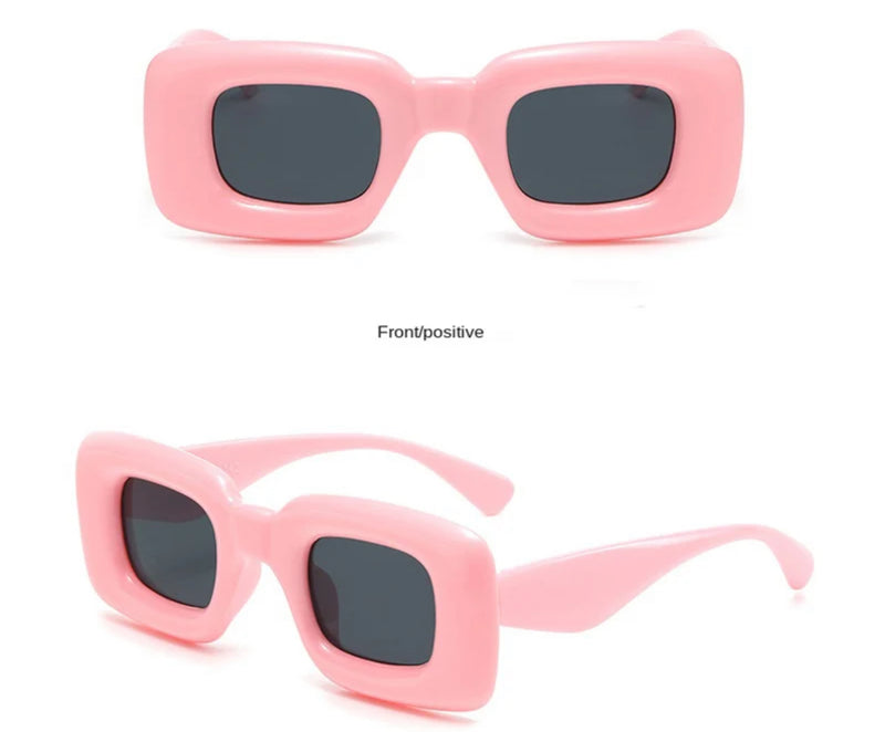 Pink women sunglasses, retro thick frame, affordable french fashion, paris label, summer sunnies