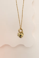 Heart Charm Gold Necklace