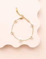 Gold Flower Bracelet