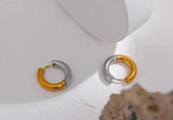 Gold & Silver Hoop Earrings