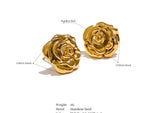 Rose Stud Earrings