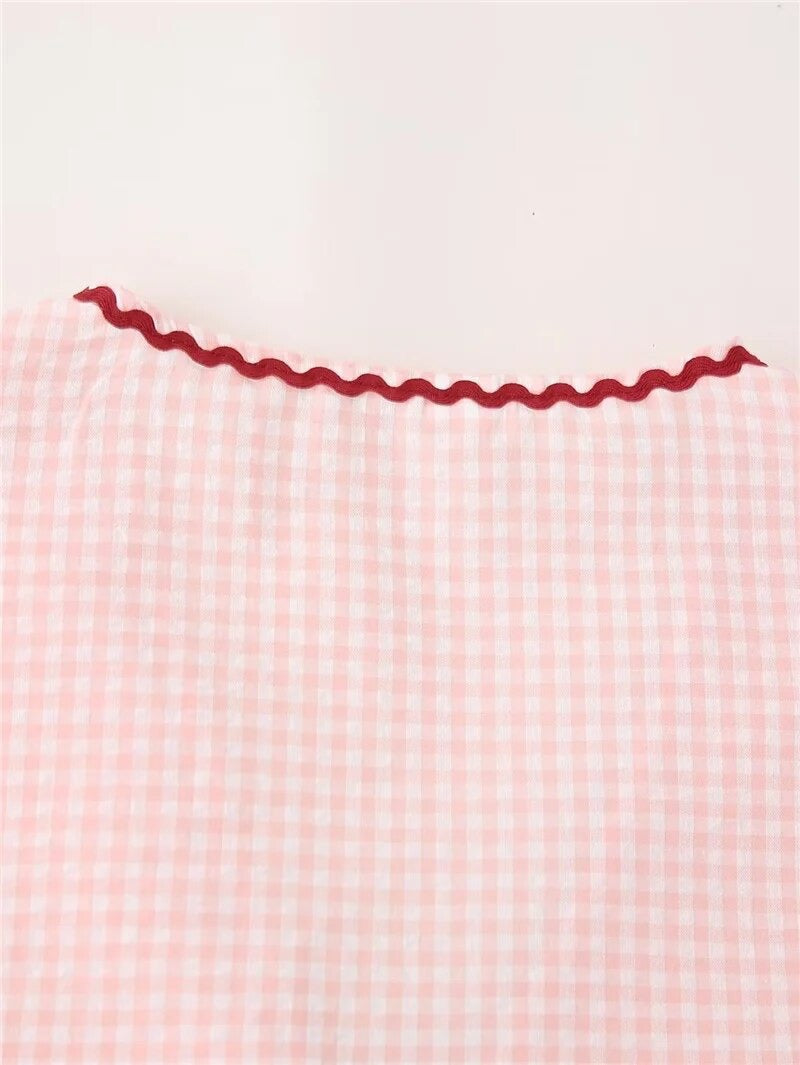 Sweetheart Blouse - Pink