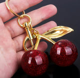 Cherry Bag Charm Keychain