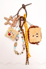 Biscota Charm Keychain For Bags and Keyrings