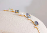 Natural Stones and Pearls Bracelet
