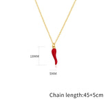 Chili Pendant Necklace