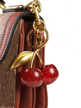 Cherry Bag Charm Keychain