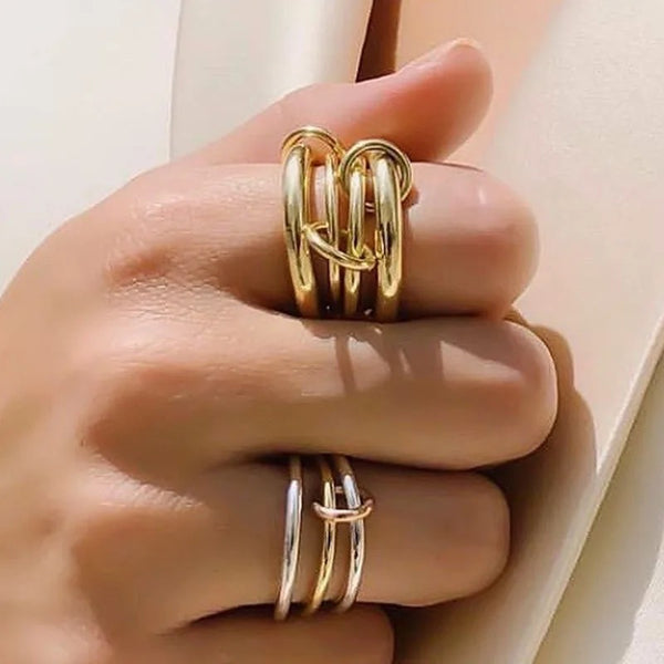 3 Band Gold Ring