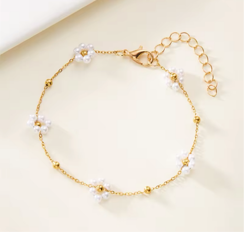 Gold Flower Bracelet