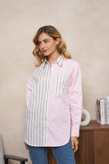 Mixed Pattern Shirt - Pinks