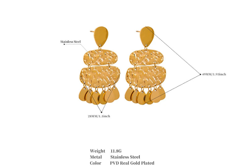 Tassle Drop Earrings