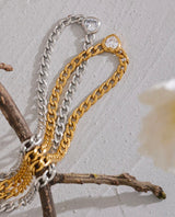 Heart Gold Chain Necklace