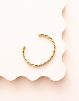 Twisted Gold Bangle