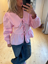 Peter Pan Blouse - Pink