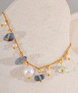 Natural Stones and Pearls Bracelet