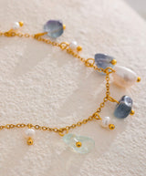 Natural Stones and Pearls Bracelet